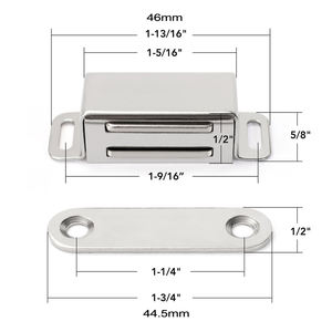 Loquet magnétique de <span class=keywords><strong>porte</strong></span> d'armoire moderne en acier inoxydable, <span class=keywords><strong>fermeture</strong></span> magnétique de <span class=keywords><strong>porte</strong></span>, aimants de meubles puissants <span class=keywords><strong>pour</strong></span> tiroir d'armoire - Product Image 3