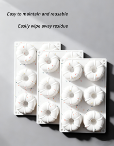 Molde de Silicona para Pastel de Mousse con Forma de Calabaza de Grado Alimenticio, 6 Cavidades, Molde para Hornear Postres Franceses para Pastelería, Chocolate y Helado - Product Image 5