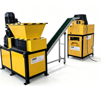 Ligne de recyclage de câbles en cuivre de petite taille, machine de granulation automatique du cuivre pour la récupération des fils électriques usagés
