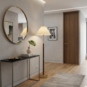 <span class=keywords><strong>Lampada</strong></span> <span class=keywords><strong>da</strong></span> <span class=keywords><strong>Terra</strong></span> LED Vintage in Ferro Stile Nordico Moderno, Base E27, Finitura <span class=keywords><strong>Gialla</strong></span> Originale per Camera <span class=keywords><strong>da</strong></span> Letto, Soggiorno, Hotel, Arredamento di Lusso - Product Image 2