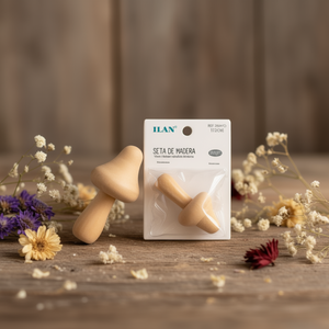 Fungo in Legno Ilan 7,2 Cm per Decorazioni con Fiori Secchi - Product Image 2