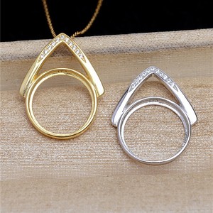 จี้เงินแท้ S925 ประดับมุก 14.3 มม. รูปเปลือกหอยม้า สำหรับทำเครื่องประดับ-5486 - Product Image 5