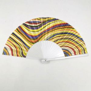Abanico de Mano de Plástico Delicado de 23 cm, Personalizado, de Alta Calidad, con Impresión Personalizada, para Festivales, Bodas, Venta al por Mayor - Product Image 4