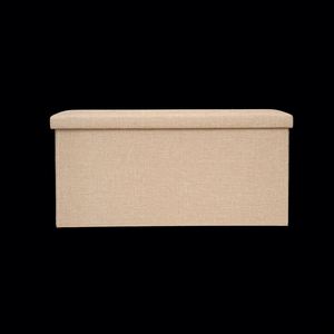 Modern <b>Stool</b> Living Room Furniture Storage Box Fabric Stainless Steel Bamboo Highest Quality <b>Stools</b> and <b>Ottomans</b> - Product Image 3
