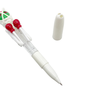 रचनात्मक प्रचारक खिलौना उपहार प्लास्टिक मास्क सुपरमैन बॉलपॉइंट पेन मज़ेदार मुक्केबाजी पेन - Product Image 3