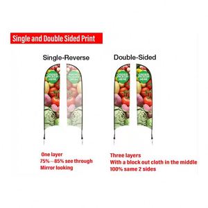 Banderas Angulares con Logotipo Personalizado, Banderas Promocionales Personalizadas para Publicidad en Interiores y Exteriores, Banderas de Playa para Promoción Empresarial - Product Image 3