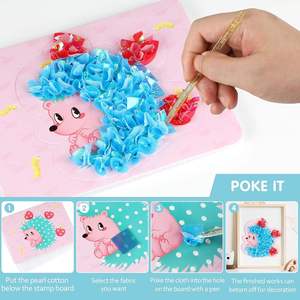 Tissu enchanté <span class=keywords><strong>dessin</strong></span> habiller planche Art Set artisanat faisant Kit Art Kits pour enfants - Product Image 5