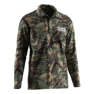 Camisa de Pesca para Hombre Uv Fish Outdoor Hunt Camo, Polo de Pesca - Product Image 3
