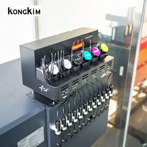 PVC-Logo-Aufkleber-Box Telefonbezug Tasse Druckermaschine 60 × 90 UV LED-Flatbed-Drucker für individuelle Form-Aufkleber