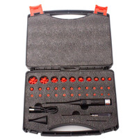 Kit de viseur laser rechargeable professionnel LUGER avec 32 adaptateurs de 0,17 à 12 pouces, rouge ou vert lumineux avec interrupteur à bouton