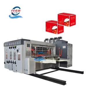 Hot giá phổ biến bán các tông sóng carton máy in slotter Die-Cutter cho bánh pizza làm hộp