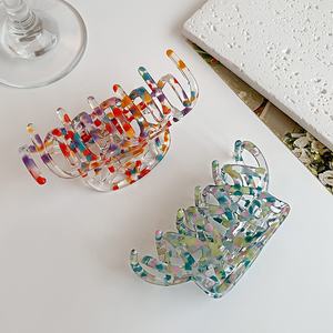 Style coréen 8.5cm acétate cheveux griffe haut de gamme Niche Design accessoire de cheveux pour <span class=keywords><strong>chignon</strong></span> nouvelle pince <span class=keywords><strong>à</strong></span> cheveux <span class=keywords><strong>à</strong></span> l'arrière de la tête - Product Image 3