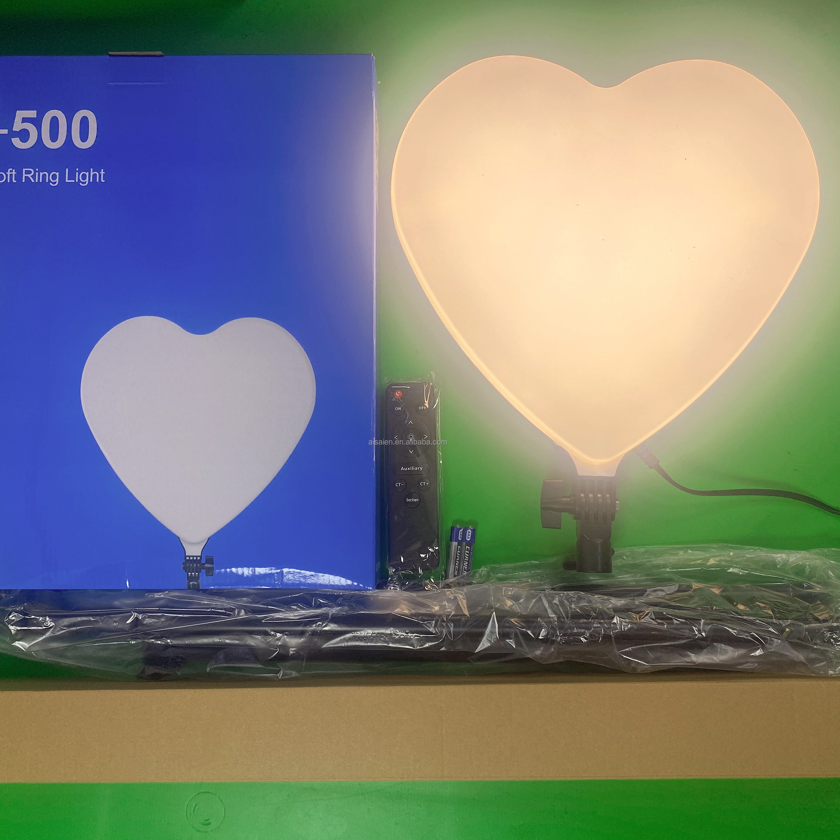 Heart LED Ring Light - 18 Inch Three-Color Fill Light