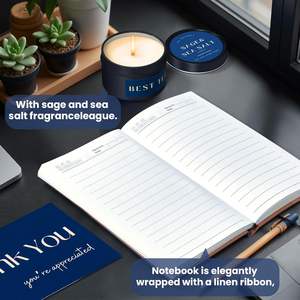 Canasta de Regalo Moderna Personalizada <span class=keywords><strong>para</strong></span> Apreciar a los <span class=keywords><strong>Empleados</strong></span>, <span class=keywords><strong>para</strong></span> Hombres, Compañeros de Trabajo, Mentores, Amigos y Jefes, Caja de Agradecimiento - Product Image 5