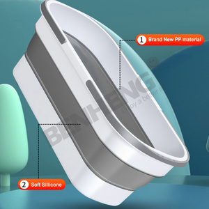 <span class=keywords><strong>Cubo</strong></span> <span class=keywords><strong>plegable</strong></span> de gran venta BENHENG <span class=keywords><strong>con</strong></span> ruedas en la parte inferior, <span class=keywords><strong>Cubo</strong></span> de almacenamiento de gran capacidad - Product Image 6