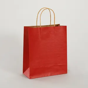 Sacola de presente dobrável de papelão marrom personalizada sacola para sapatos sacola de compras com logotipo personalizado impresso