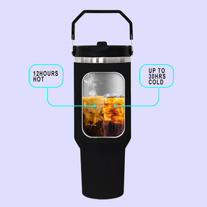 Topnovo Nouveau Produit 2025 Bouteille d'eau sport en acier inoxydable Ice 2.0 avec paille rabattable, poignée et couvercle à torsion - Product Image 4