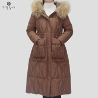 Personnalisation personnalisée d'usine Manteau d'hiver en duvet pour l'extérieur Ropa Mujer Veste matelassée rembourrée grande taille pour femmes
