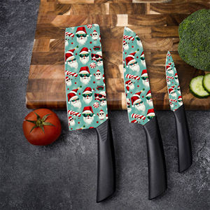 Nouvel ensemble de couteaux de chef haut de gamme, 5 ensembles, manche en céramique et plastique, utilisation professionnelle en cuisine, prix d'usine - Product Image 1