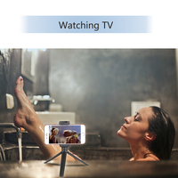 Tripod berdiri ponsel Desktop Mini portabel, grosir murah untuk iphone Huaweixiaomi Go pro 7 6 5