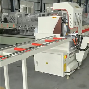 Kinh Tế Hiệu Quả Cửa Cửa Sổ Sản Xuất Máy Duy Nhất Xiên Cắt Saw Cho PVC Nhôm Thành Phần Lõi-Động Cơ PLC - Product Image 4