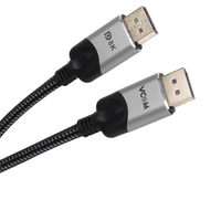 Câble DP vers DP personnalisable en longueur (1,5 m, 3 m, 10 m), 1.4V, coque en aluminium, 4K 8K 60Hz