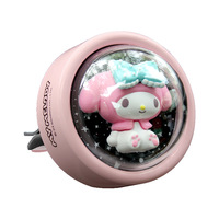 Diffuseur de parfum pour voiture Star Sky, clip de ventilation, aromathérapie, parfum naturel, sans électricité, design cartoon