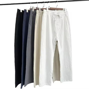 <span class=keywords><strong>Pantaloni</strong></span> Casual Estivi da <span class=keywords><strong>Uomo</strong></span> in Misto <span class=keywords><strong>Lino</strong></span> e Cotone, Stile Giapponese, Leggeri, a Vita Media, Gamba Dritta, <span class=keywords><strong>di</strong></span> Alta Qualità - Product Image 1