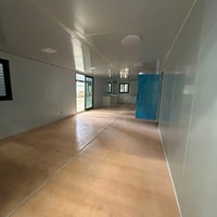 Maison préfabriquée en conteneur, bureau modulaire portable, cabine à assembler rapidement, maison d'habitation pour l'hébergement des travailleurs de chantier