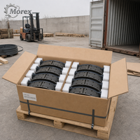 Plaquettes de frein arrière pour camion Shacman M3000 Delong, référence DZ9112340060, avec rouleaux, 8 ou 10 trous, garnitures, pièces automobiles