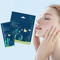 Masque de Nuit en Gelée LAIKOU, Extrait d'Algues Bio, Hydratant, Contrôle du Sébum, Rafraîchissant