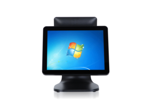 เครื่องบันทึกเงินสดแบบ All-in-One หน้าจอสัมผัสคู่ขนาด 15 นิ้ว สำหรับร้านอาหารและร้านค้าปลีก ขายส่งจากโรงงาน - Product Image 2