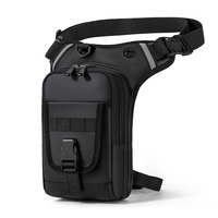 Sac de jambe multifonctionnel imperméable pour homme, idéal pour la moto, l'escalade, la pêche et les trajets quotidiens