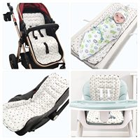 Coussin de poussette pour bébé, tapis de poussette universel respirant et doux pour nouveau-né, doublure de siège confortable pour nouveau-né, bébé ou enfant en bas âge