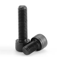 Boulon de vis à tête hexagonale en acier inoxydable, DIN912 304 M2 M3 M4 M5 M6 M8 oxyde noir Allen Drive