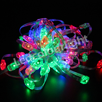 Guirlandes lumineuses LED pour décorations de mariage et de Noël, design de matrice de pixels RGB, guirlande lumineuse LED à rideau, 12 V CC