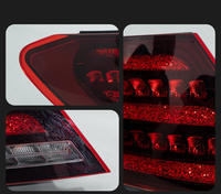 Feux arrière LED adaptés à la Mercedes Classe C W204, feux arrière LED fumés pour voiture