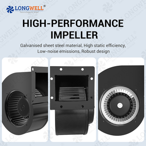 Longwell bán buôn 120 mét hiệu quả cao <span class=keywords><strong>AC</strong></span> 230V quạt ly tâm Blower cho HVAC và hệ thống thông gió - Product Image 3