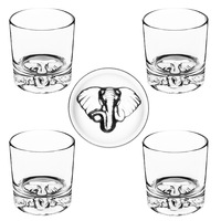 Verres à whisky hexagonaux de luxe personnalisés en cristal transparent sans plomb, base lourde de haute qualité, durables et en stock