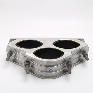 Morsetto di fissaggio del cavo in lega di alluminio JGPD tipo trifoglio morsetto per cavo ad alta tensione - Product Image 2