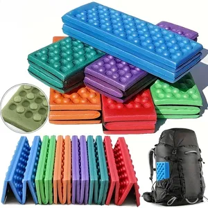 Coussin de massage pliable 6 volets en coton XPE pour extérieur, randonnée, camping, entraînement, parc, pique-nique, tapis de siège - Product Image 1