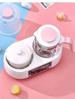 JOYSATR Stérilisateur à vapeur pour biberon 4 en 1 et modulateur de lait pour bébé avec écran LED