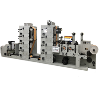 Machine d'impression de papier d'impression flexographique, type étroit 3 4 5 6 7 8 couleurs