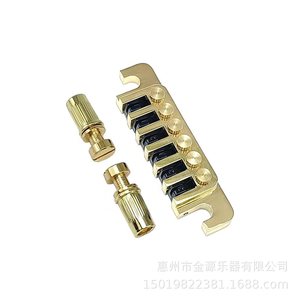 Puente de Metal para Guitarra Eléctrica <span class=keywords><strong>LP</strong></span> <span class=keywords><strong>ES</strong></span> 335, Cuerdas de Latón, Sistema de Cambio de Cuerdas, Accesorios para Instrumentos de Cuerda - Product Image 6