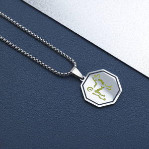 Colgante de acero inoxidable <span class=keywords><strong>Jackie</strong></span> <span class=keywords><strong>Chan</strong></span> aventuras aceite colorido esmalte Anime animales China Zodiaco colgante encanto - Product Image 3