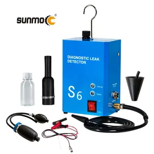 Summo Smoke Machine with Air Pressure Leak Detector Car Trucks EVAP Detect Pipe Smoke Leakage Analyzer