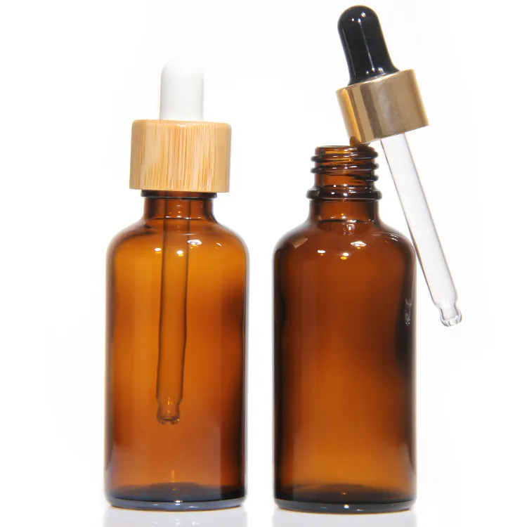 Bouteille en verre bouteilles de teinture 30ml 10Ml 15Ml ambre vide verre compte-gouttes bouteille d'huile essentielle