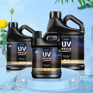 Fabricante Osbang, nuevo producto, resina UV de olor resistente al amarillamiento de alta transparencia para manualidades hechas a mano, pegamento UV de 250g