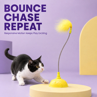 Bâton de jeu pour chat d'extérieur, flexible, résistant aux morsures, sûr et naturel, best-seller, pour l'entraînement et l'exercice des chats
