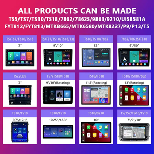 2 Din 9 İnç Dokunmatik Ekranlı Android 12 GPS Navigasyon Sistemi, DSP DVR IPS Ekranlı Araç Tezgahı - Product Image 4